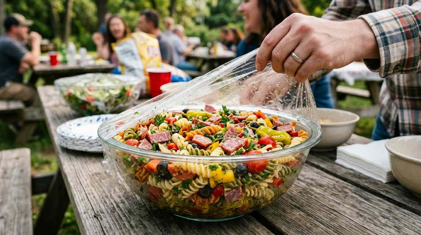 Broccoli salad with bacon
