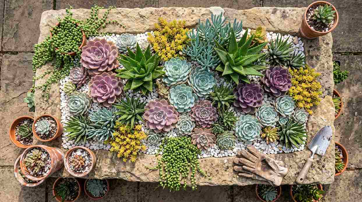 Low Maintenance Succulent Garden