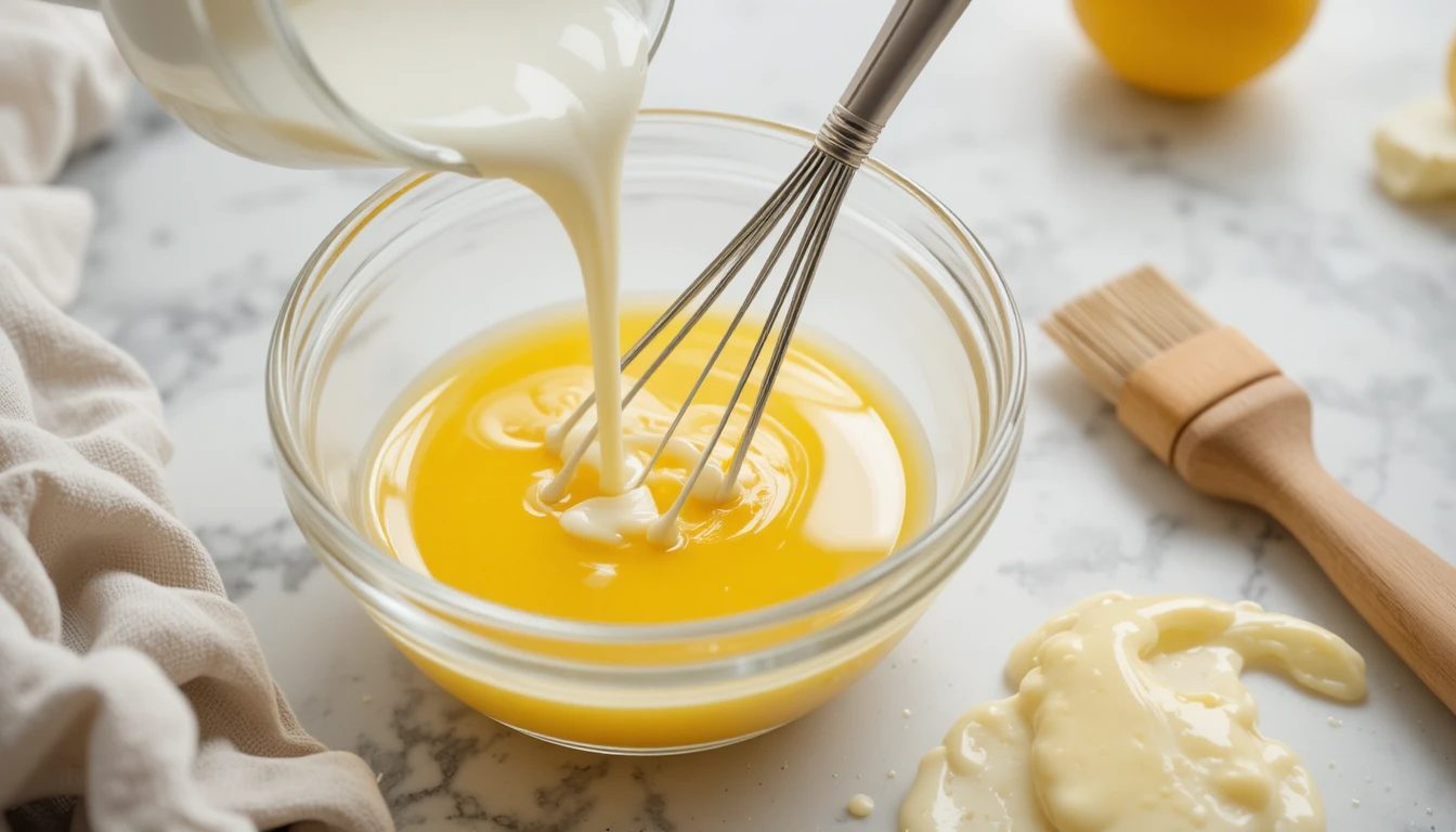 Prepare Egg Wash (2 Minutes)