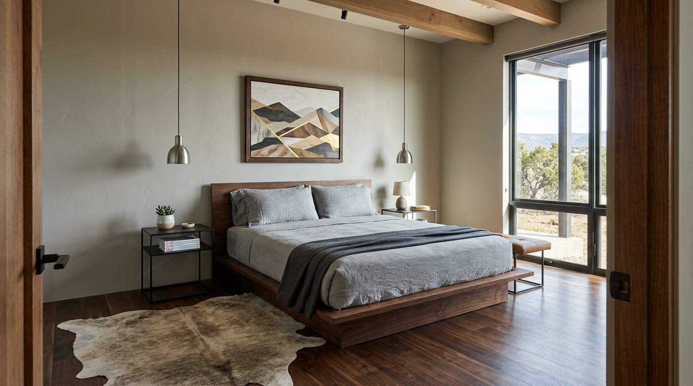 Modern Ranch Bedroom