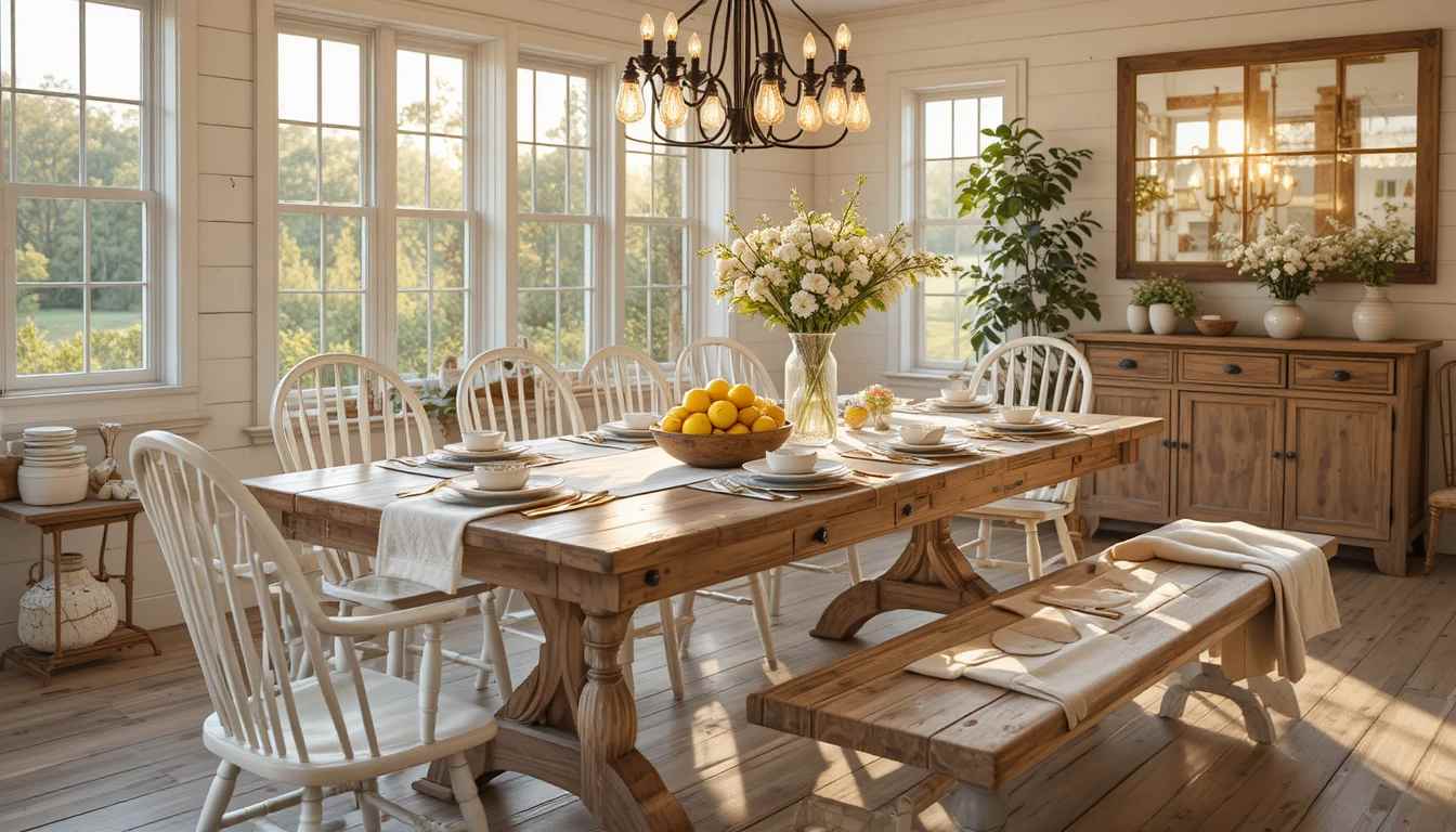 Farmhouse Dining Table Ideas