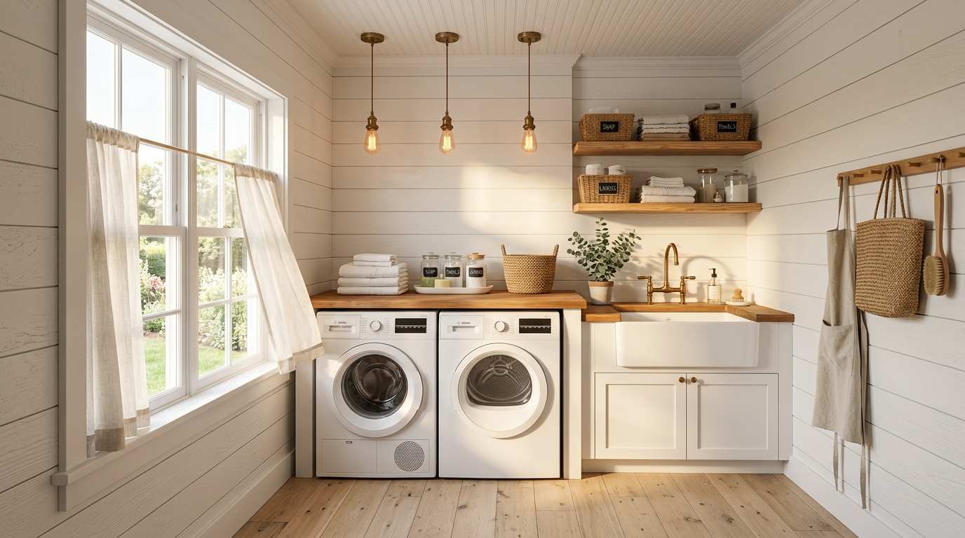 Farmhouse Laundry Room Ideas