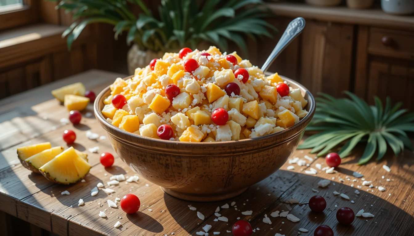 Creamy Hawaiian Fruit Salad Recipe