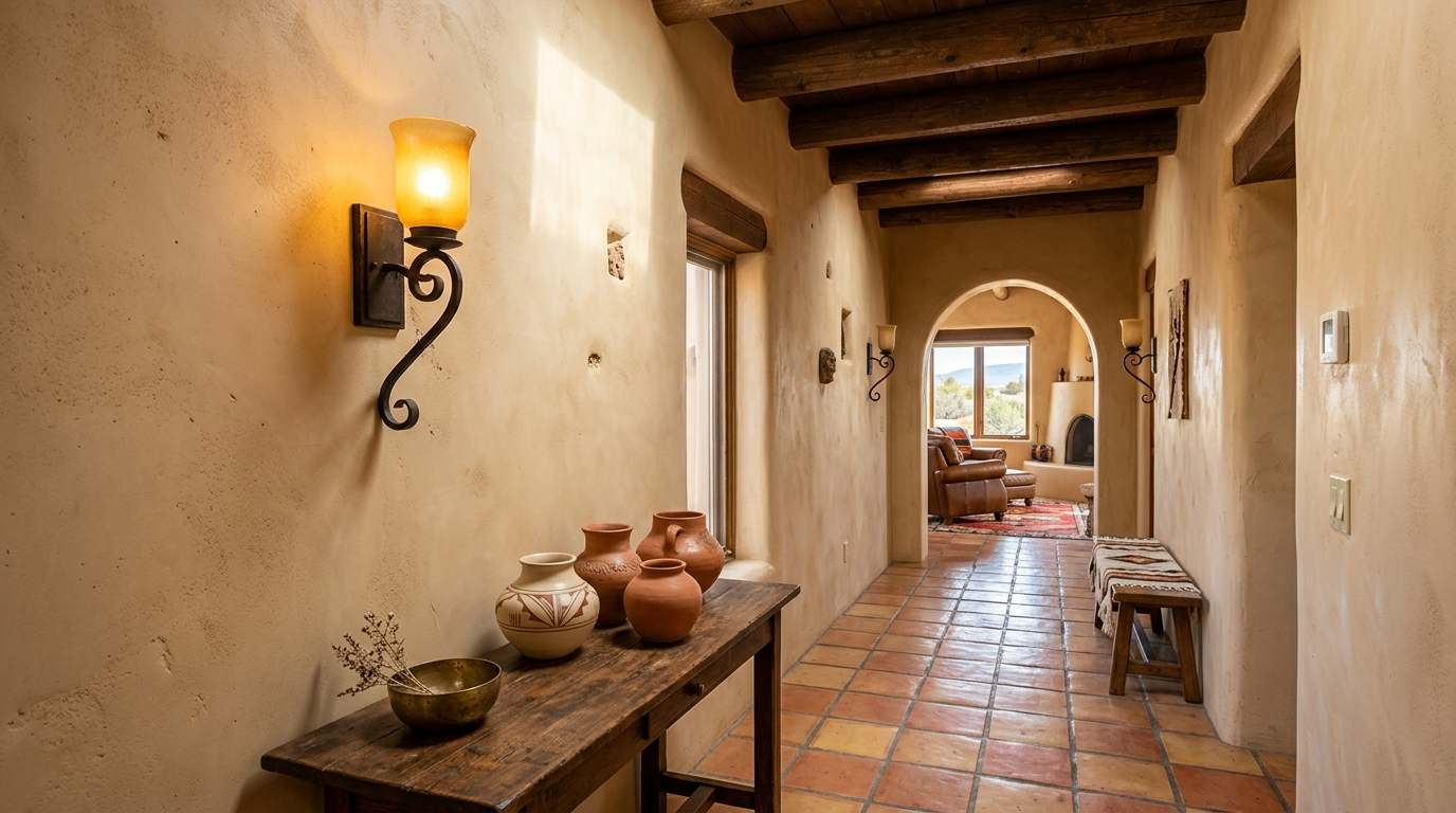 Warm Desert Hallway Design Ideas