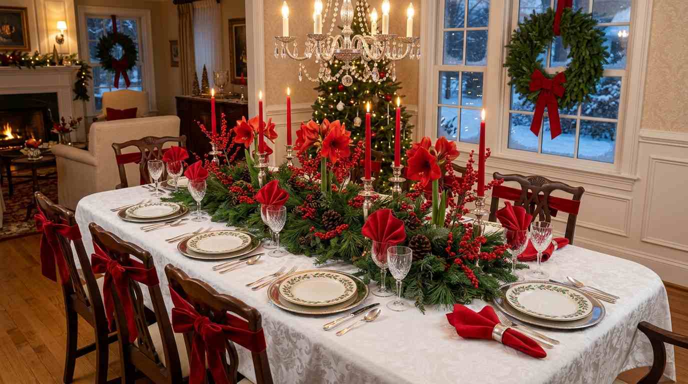  Red Berry and Evergreen