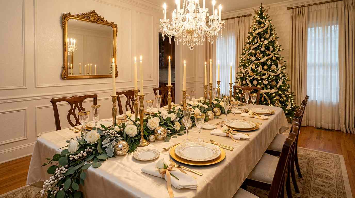 Warm Gold and Ivory 