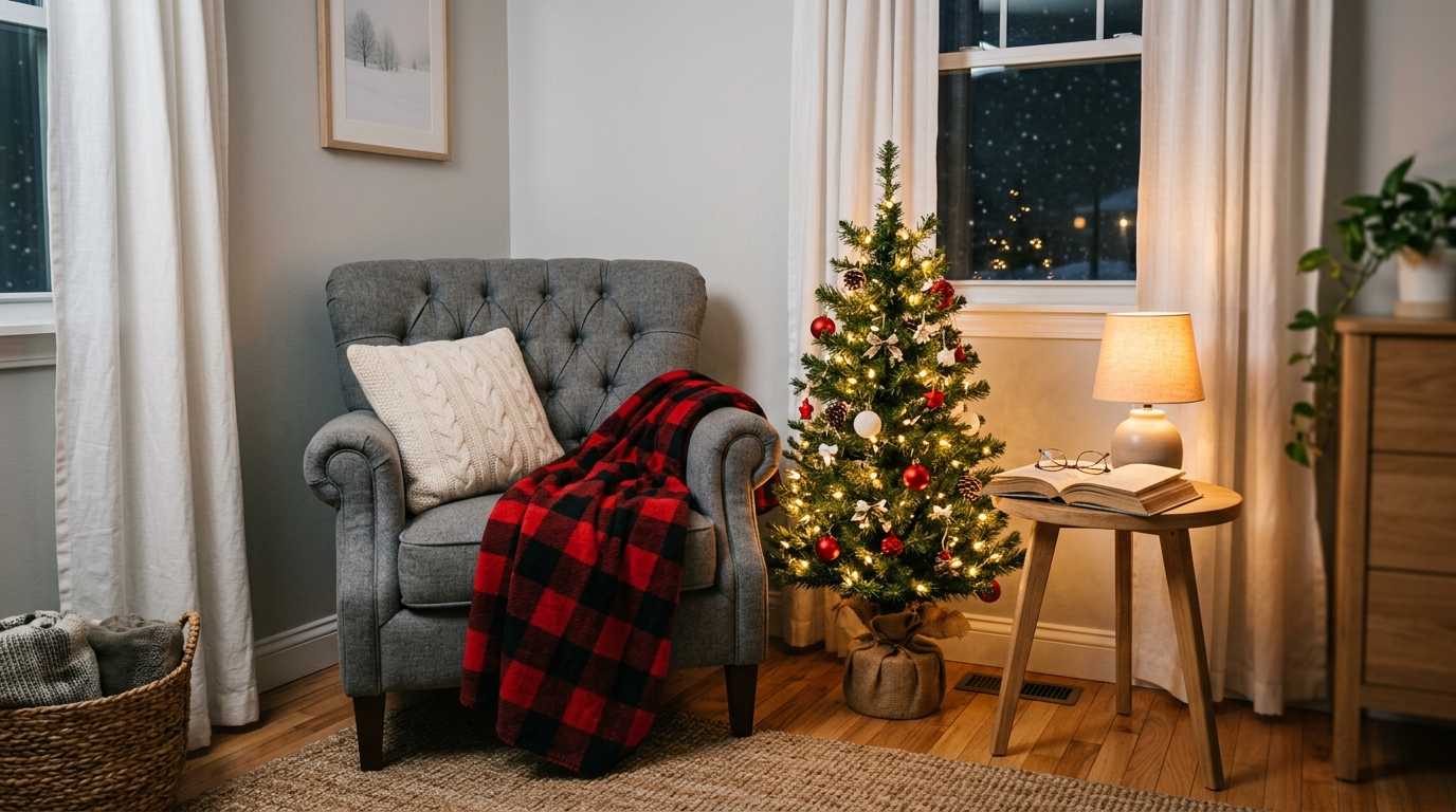 Corner Chair + Mini Tree Combo