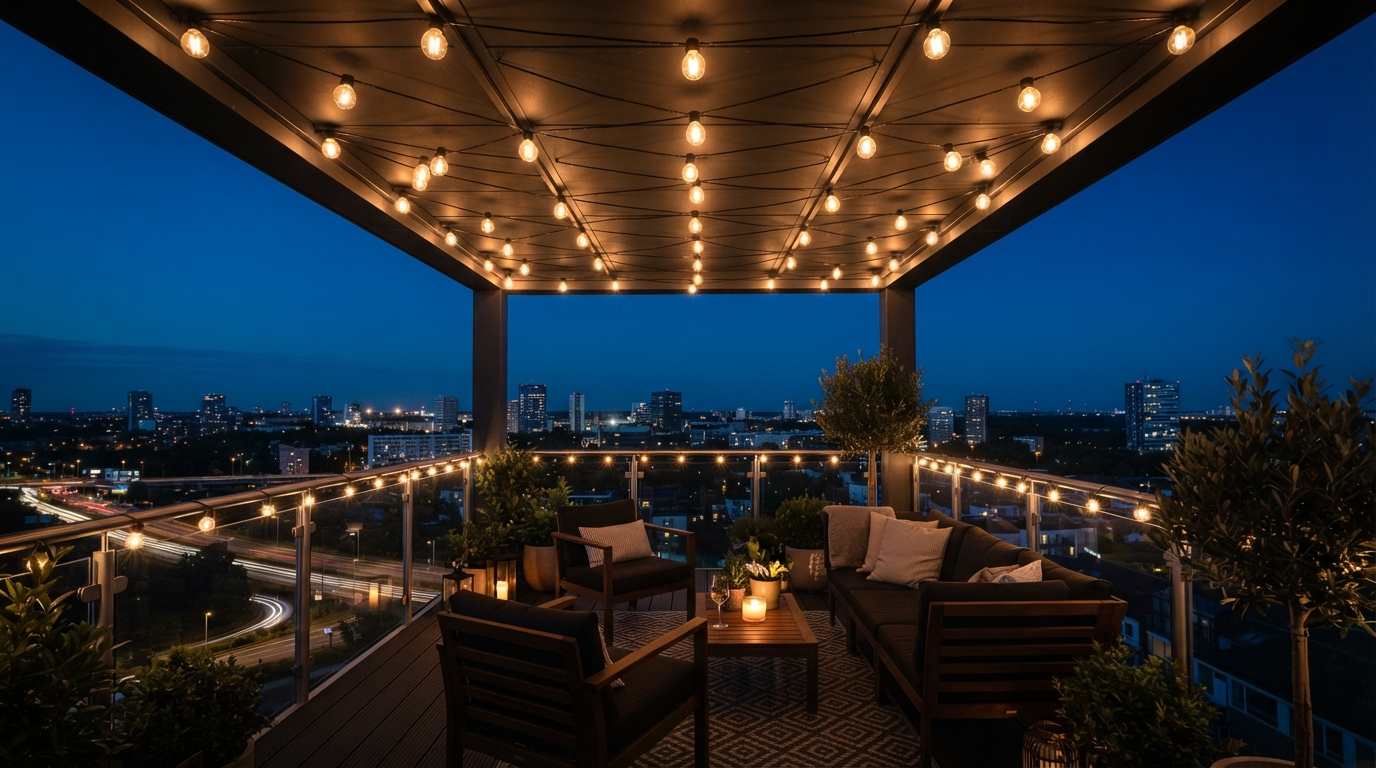 The String Light Ceiling