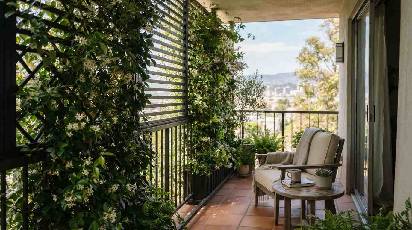 The Privacy Screen + Plant Combination
