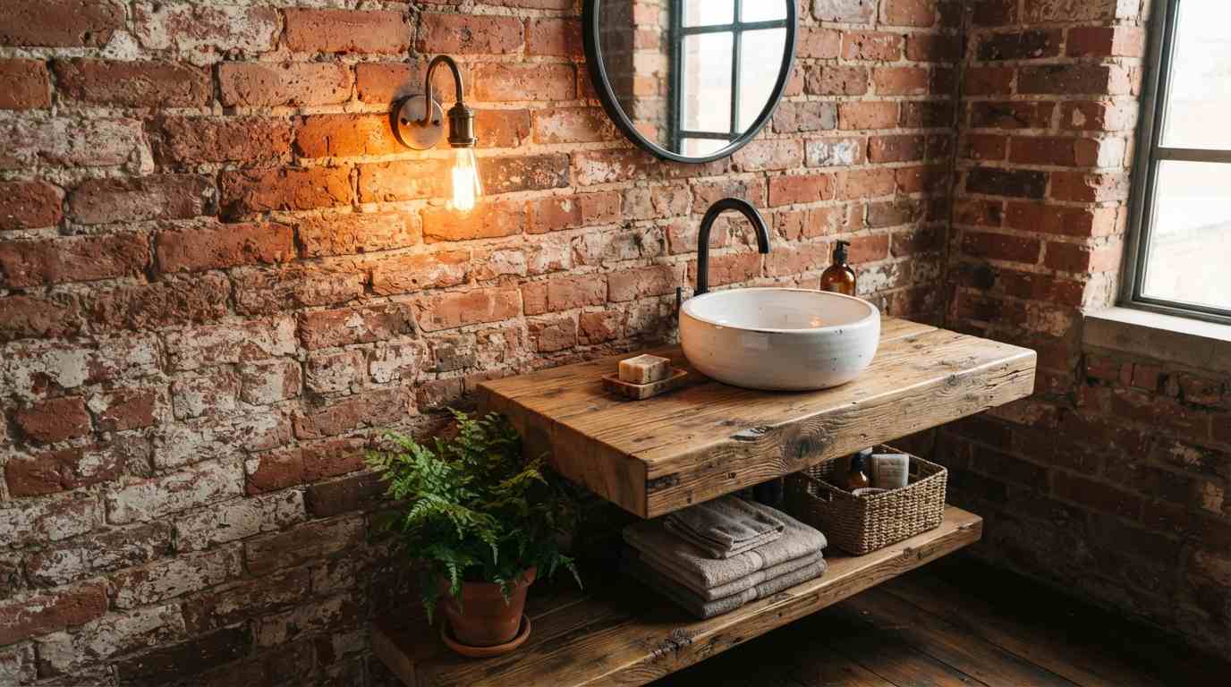 Concrete or Dark Tile Floors
