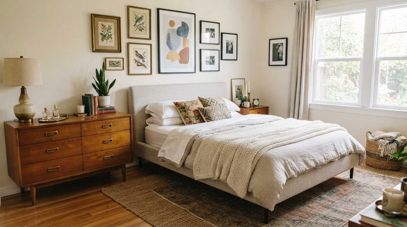 Vintage-Inspired Bedroom