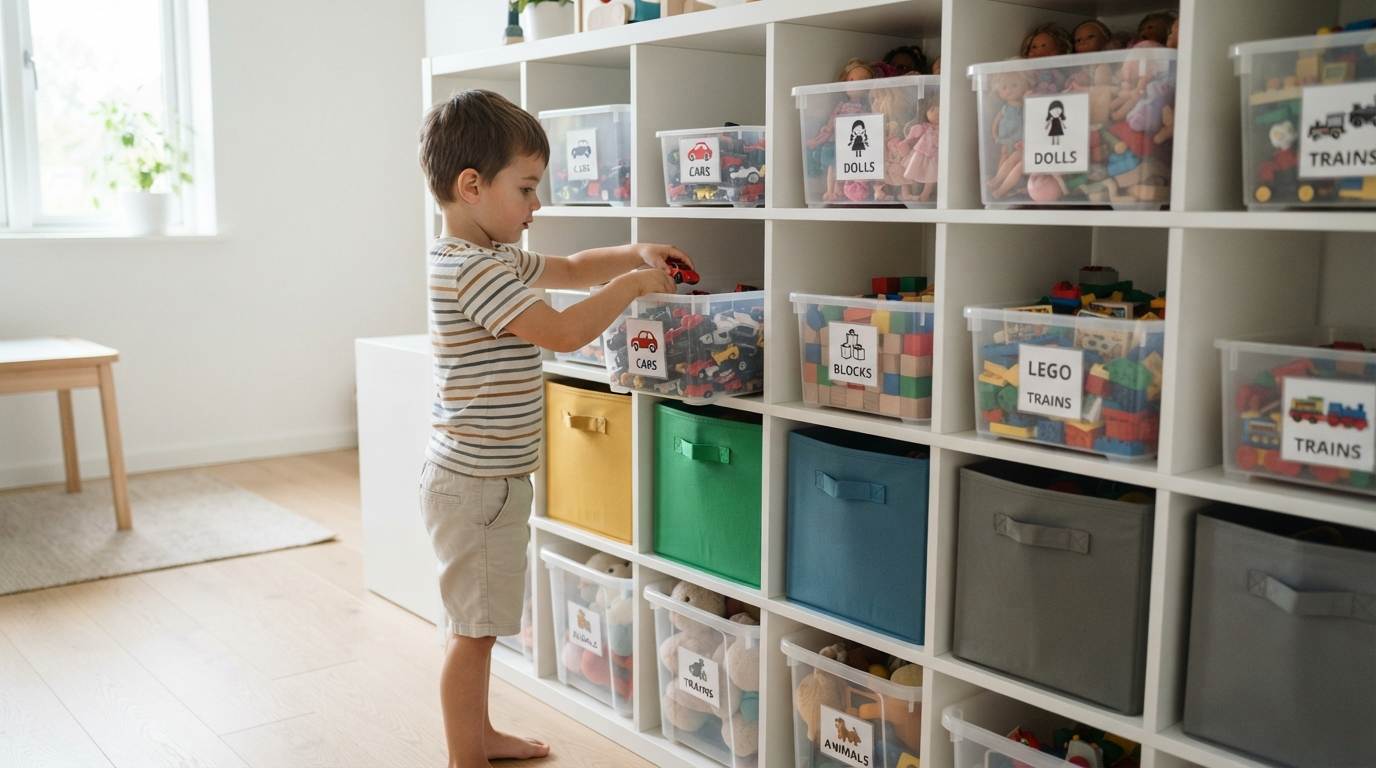  Open Storage That Kids Can Actually Use
