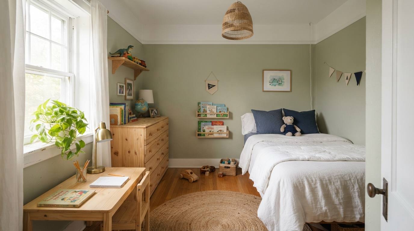 Soft Sage Green for a Calming Vibe