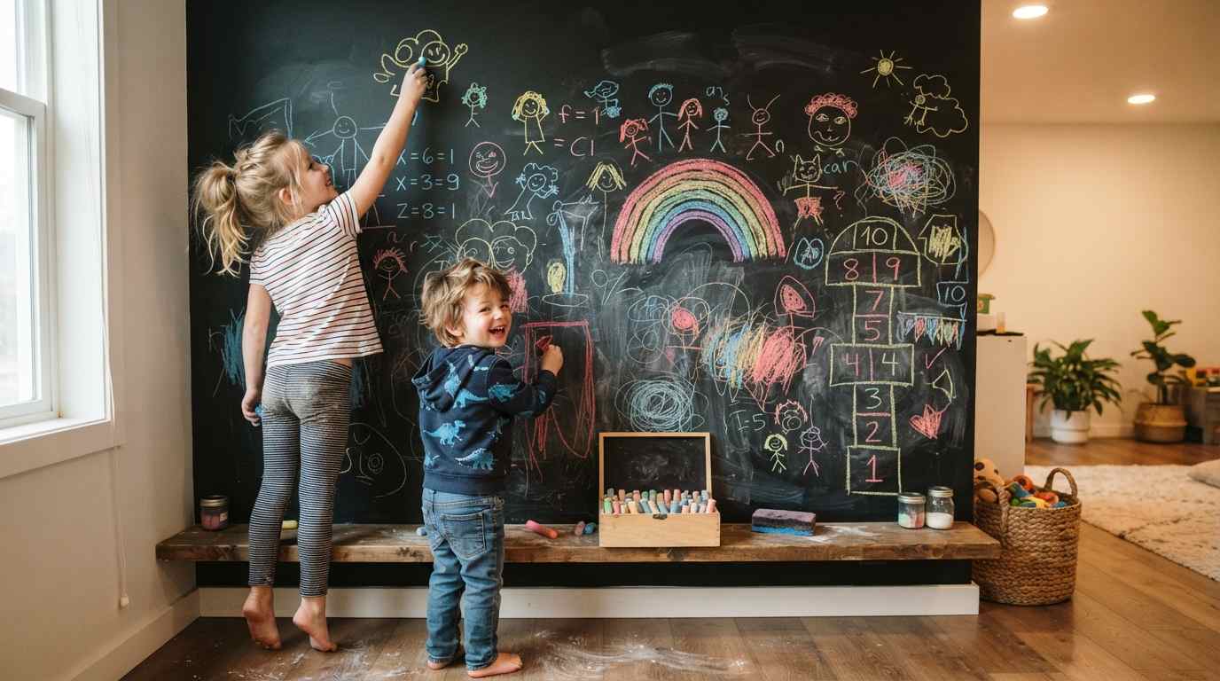 Wall-to-Wall Chalkboard Paint