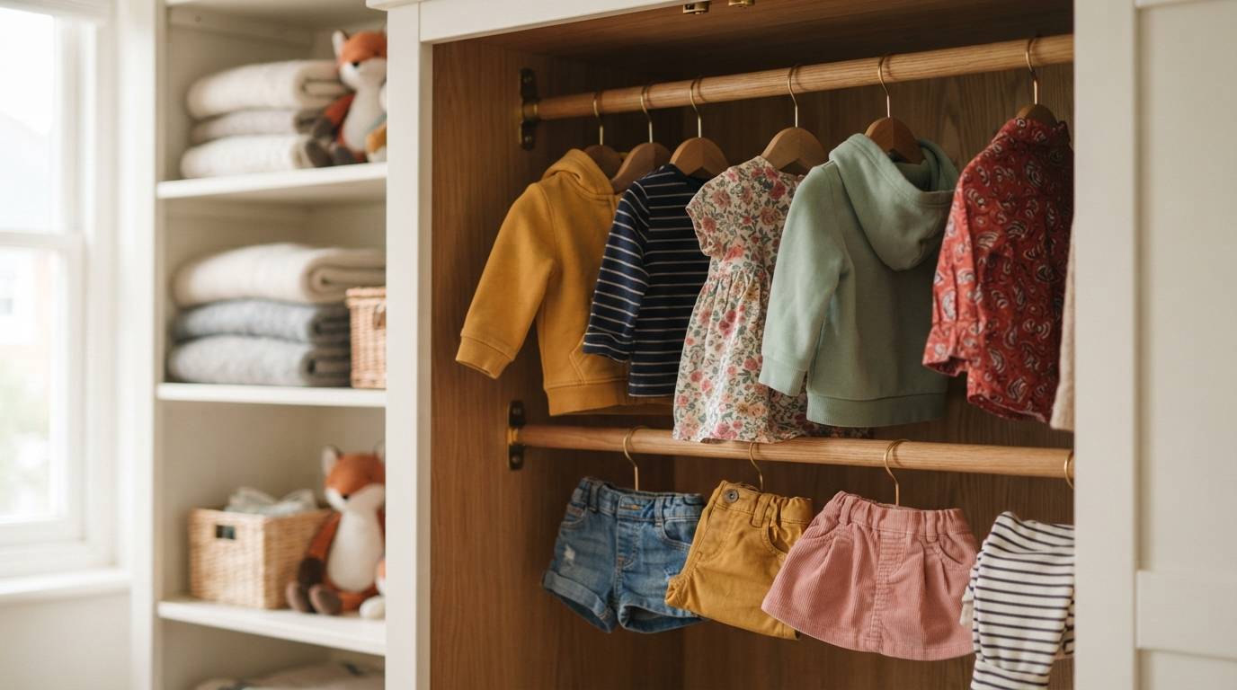 he Double Hanging Rod Wardrobe