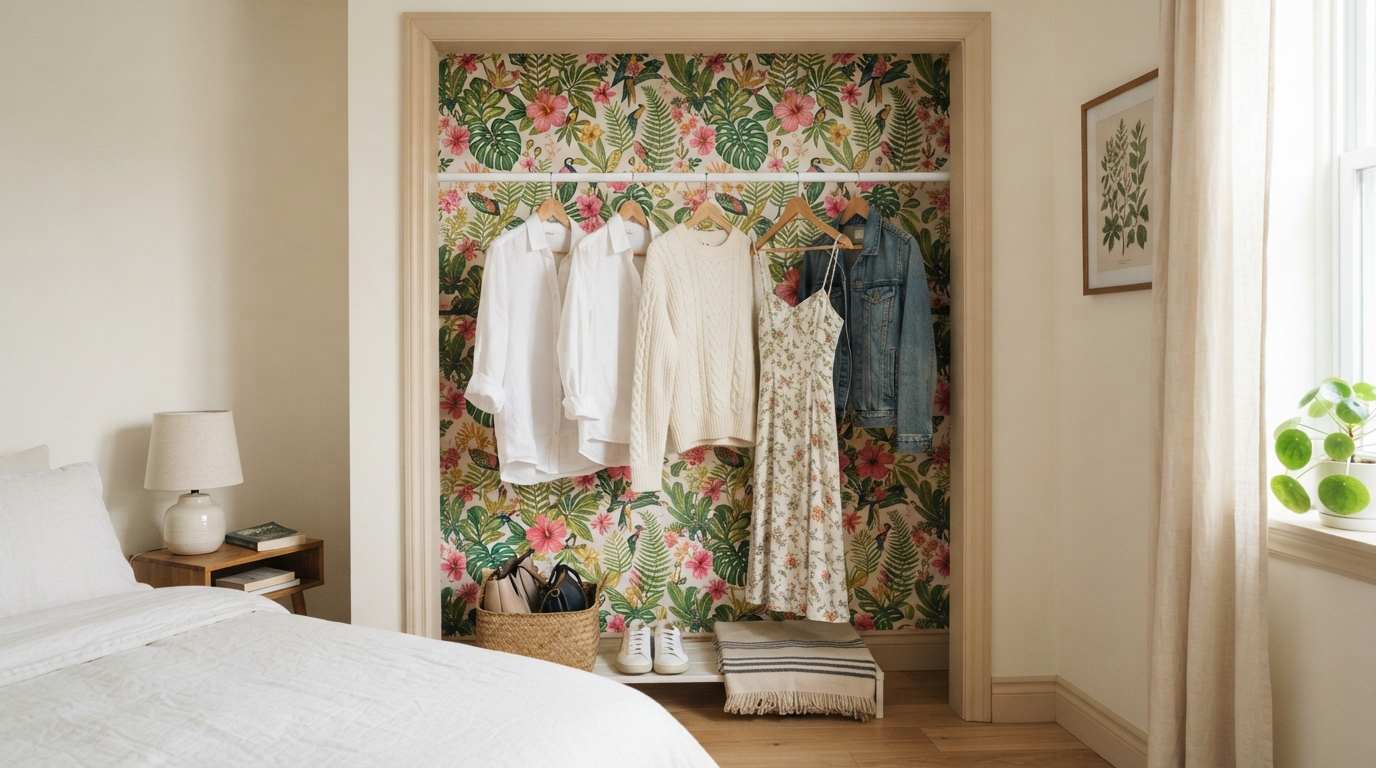 The Removable Wallpaper Accent
