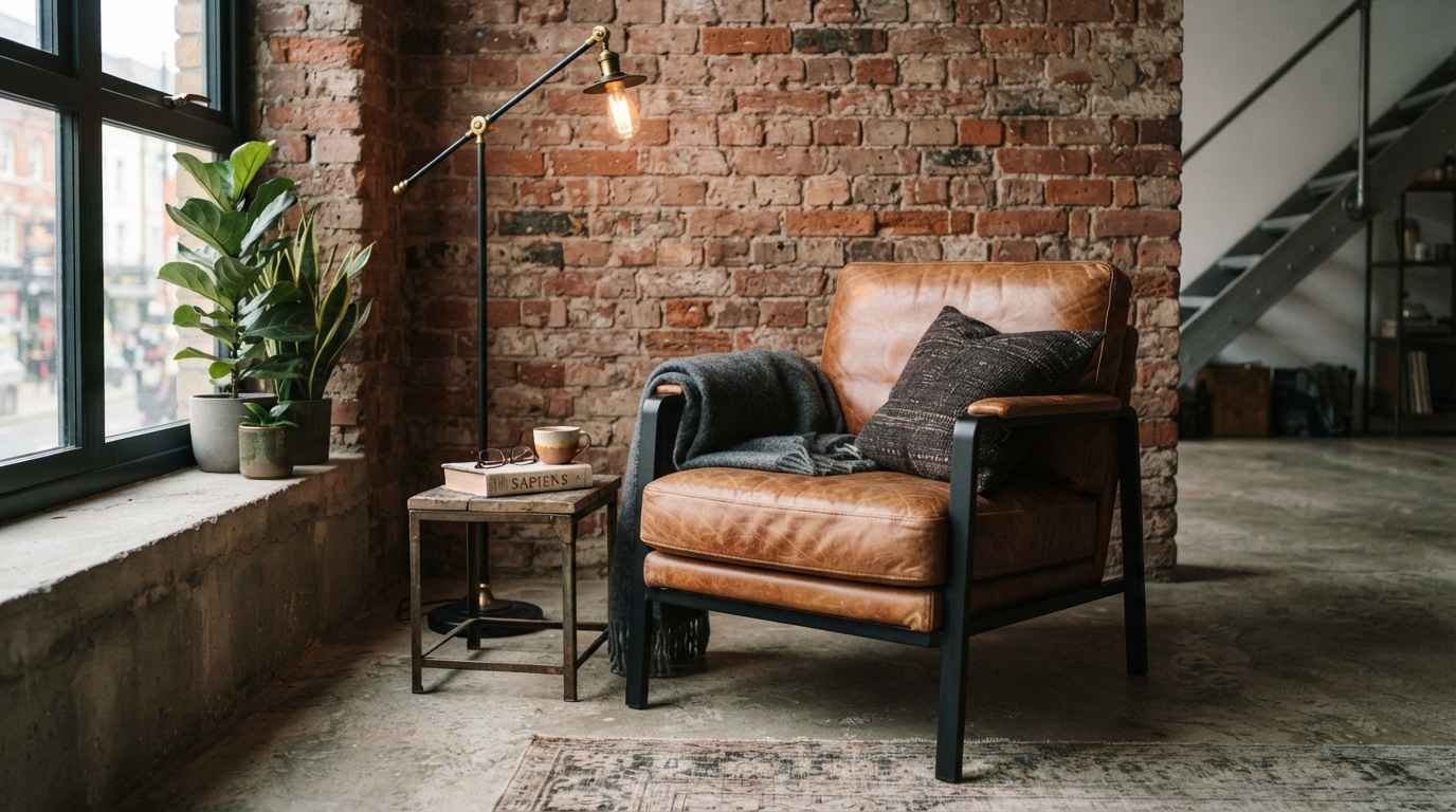 Leather and Metal Furniture
