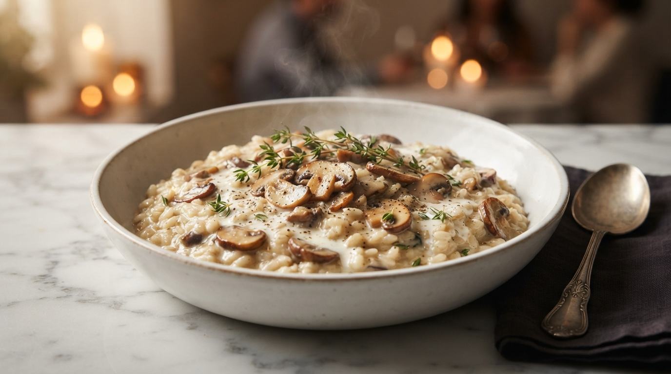 Creamy Mushroom Rice
