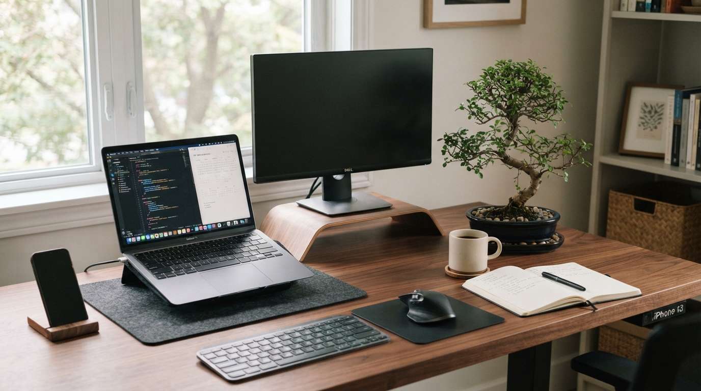 The Office Desk Bonsai Setup
