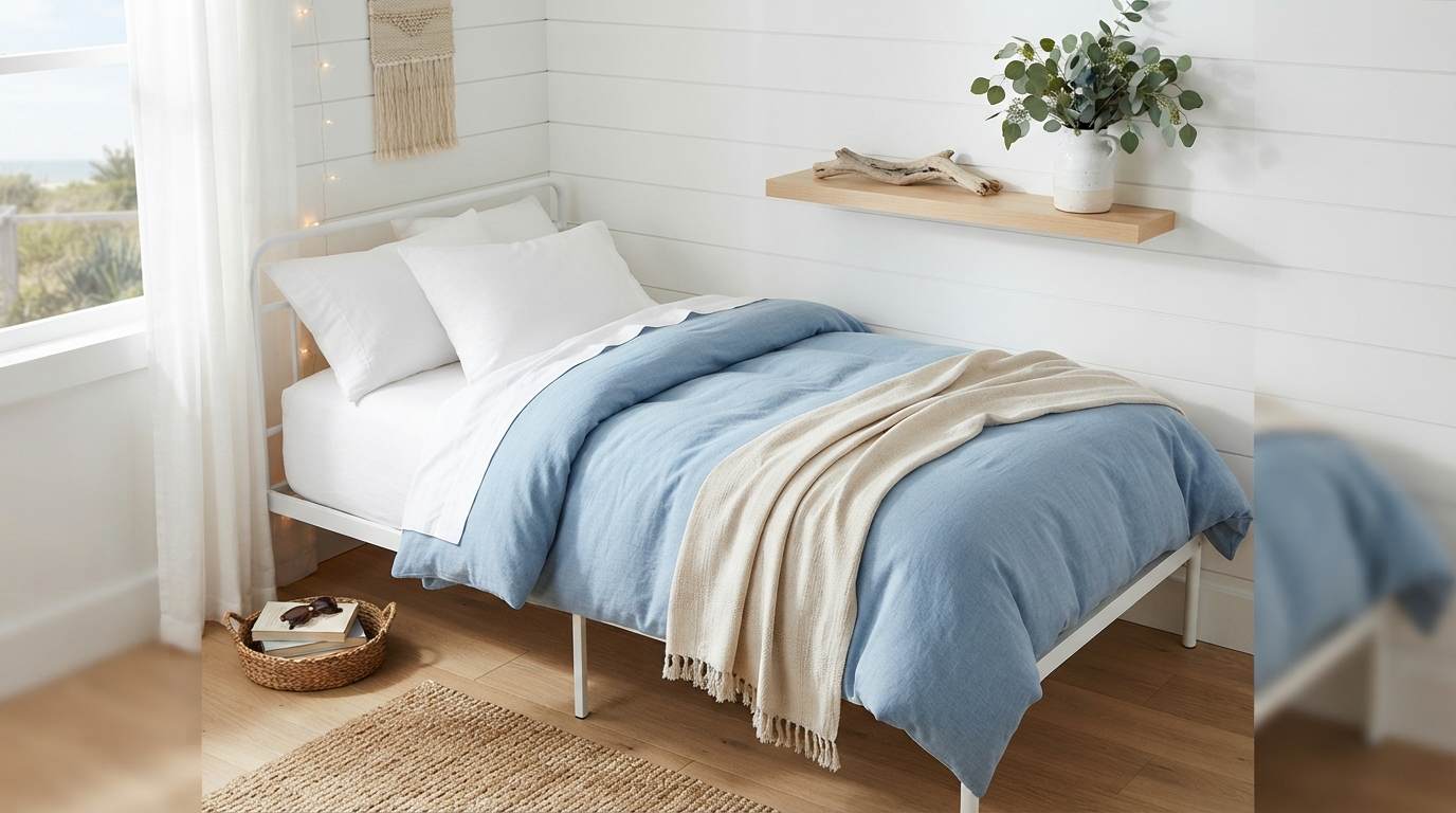 Coastal Calm: Blues and Whites
