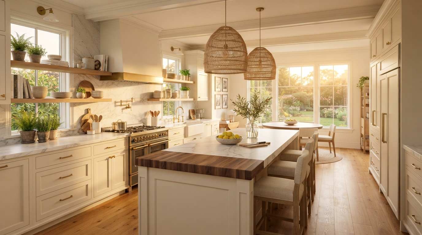 Add Real Plants to Your Kitchen
