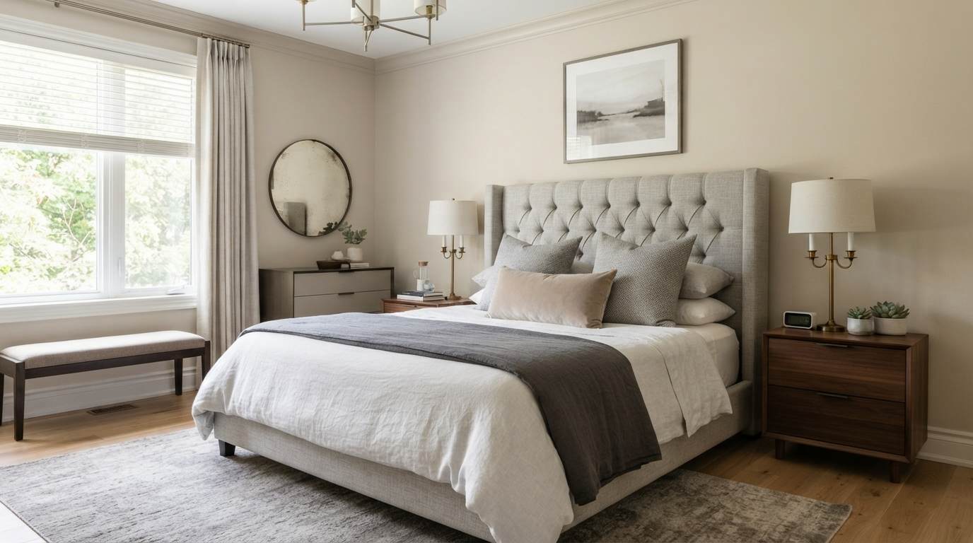 The Transitional Bedroom