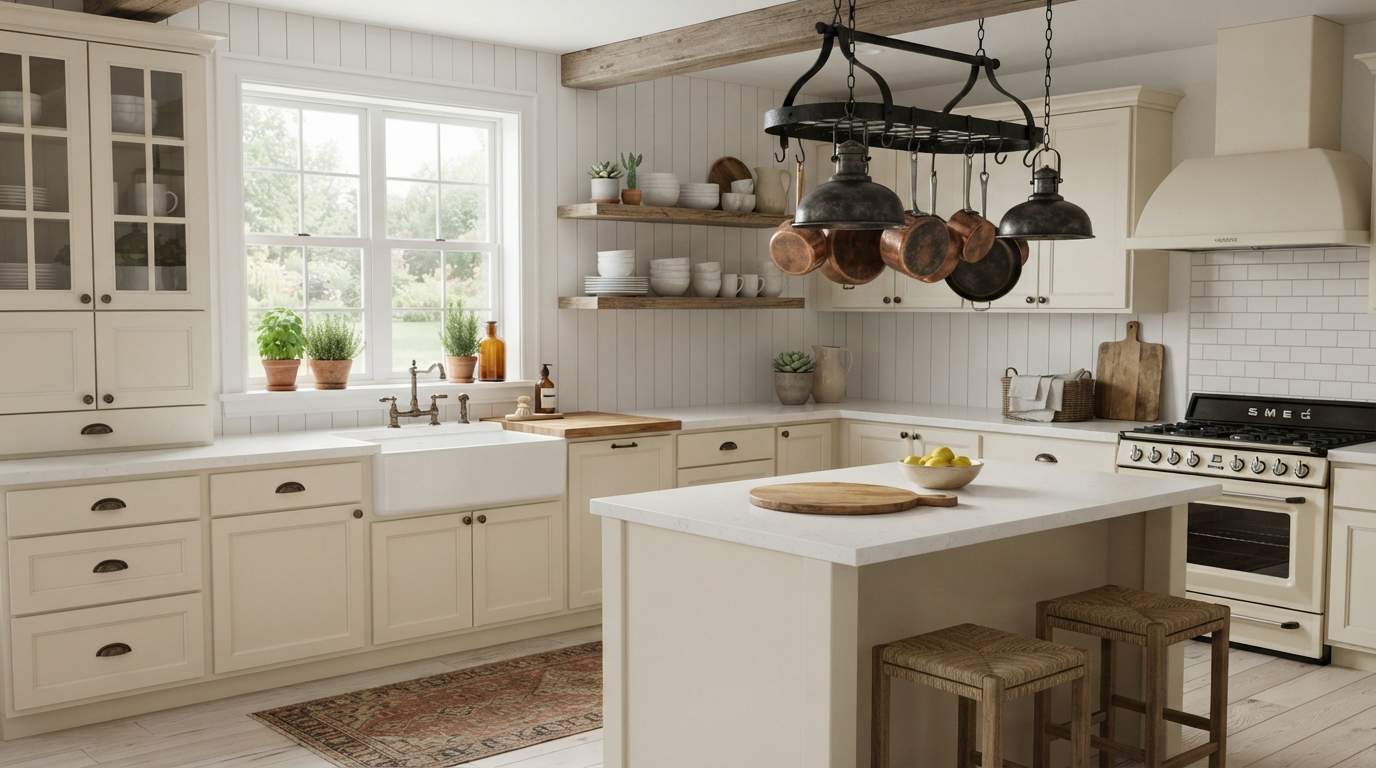 The Modern Farmhouse Kitchen
