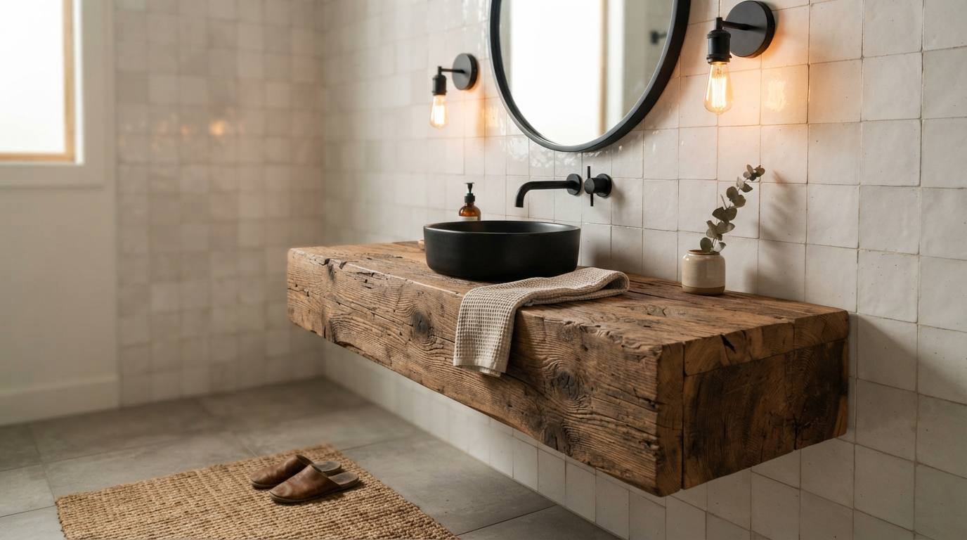 Reclaimed Wood Vanity