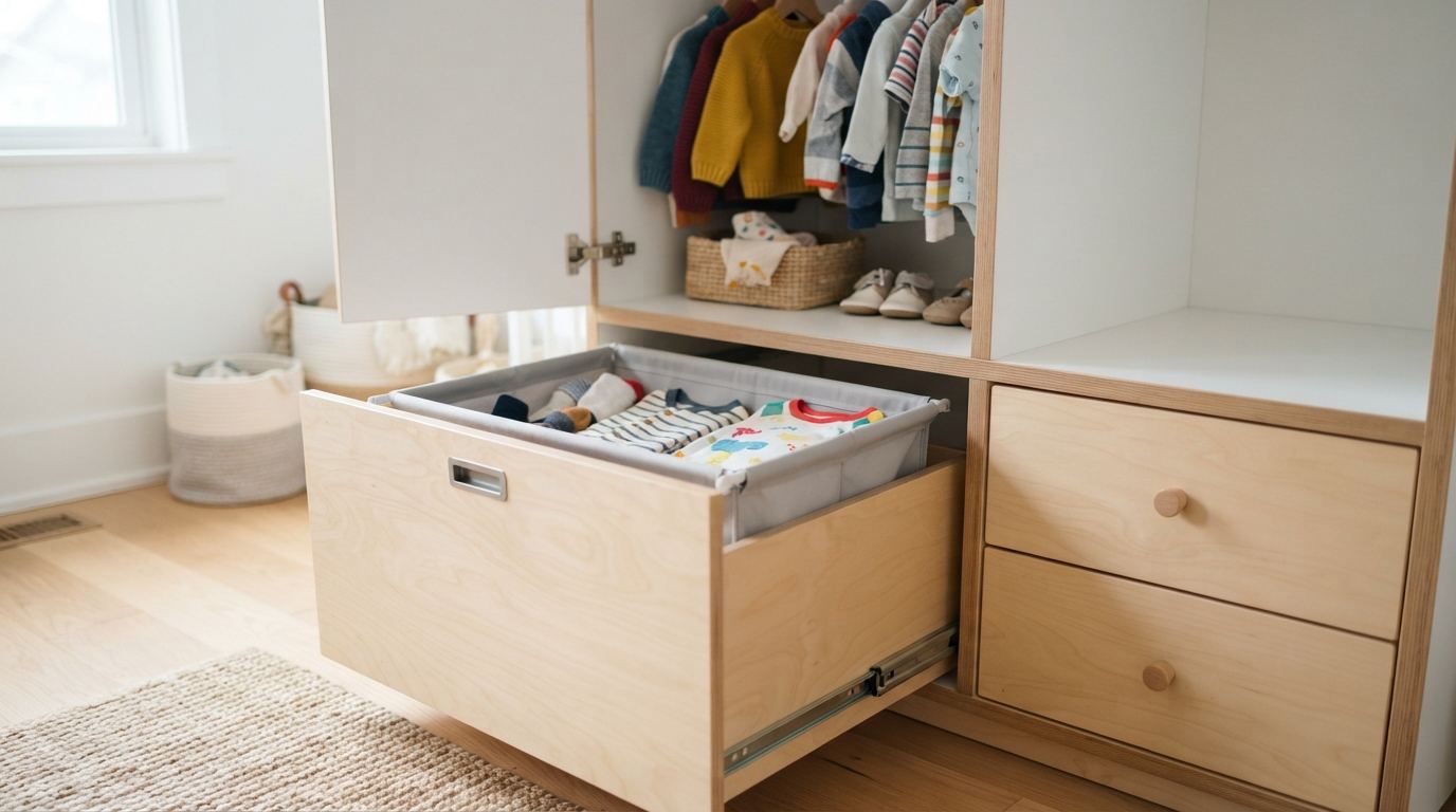 The Wardrobe With Integrated Laundry Hamper