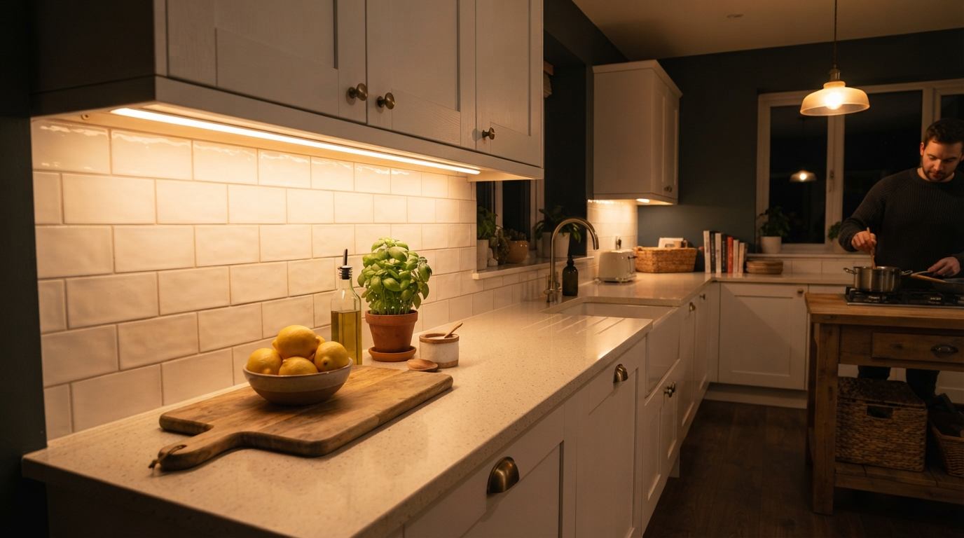 Add Under-Cabinet Lighting
