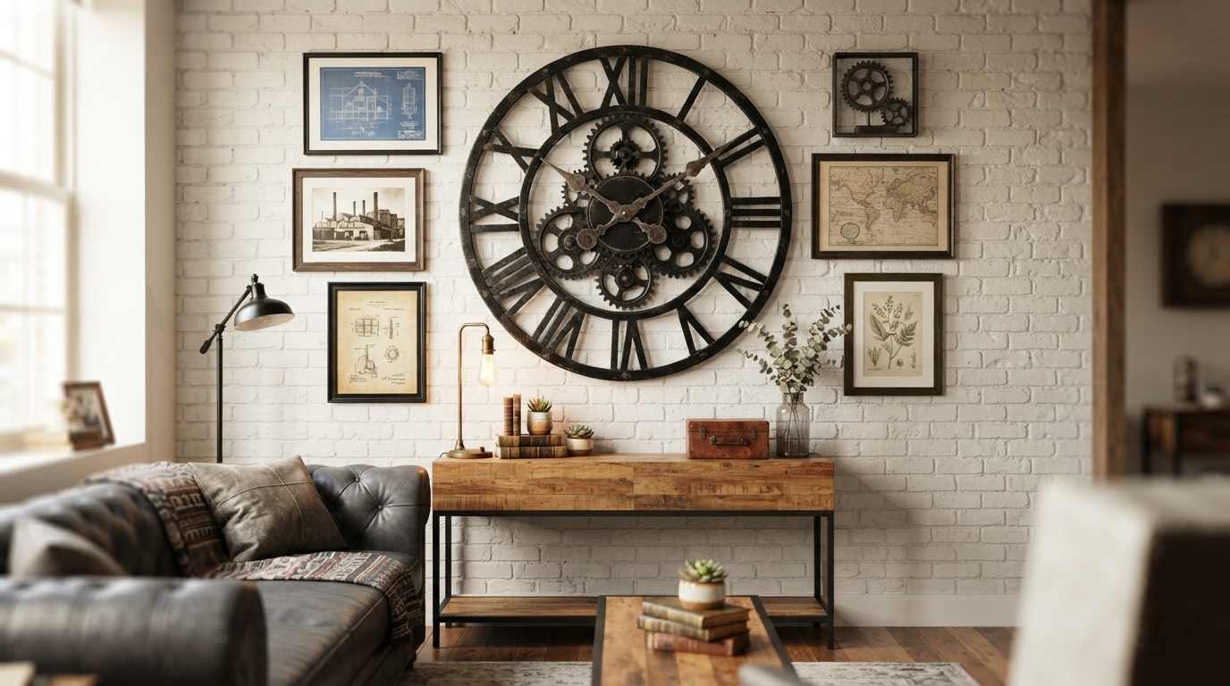 Oversized Industrial Clocks
