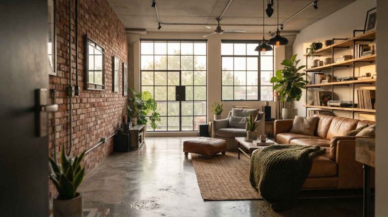 How to Design an Industrial Living Room