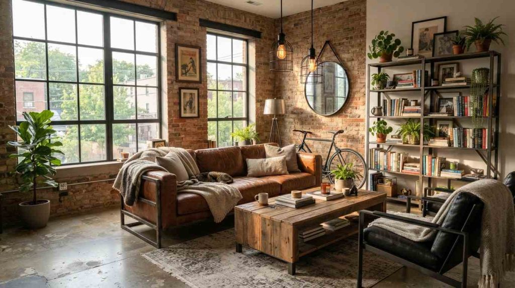 Modern Industrial Home Interiors Design