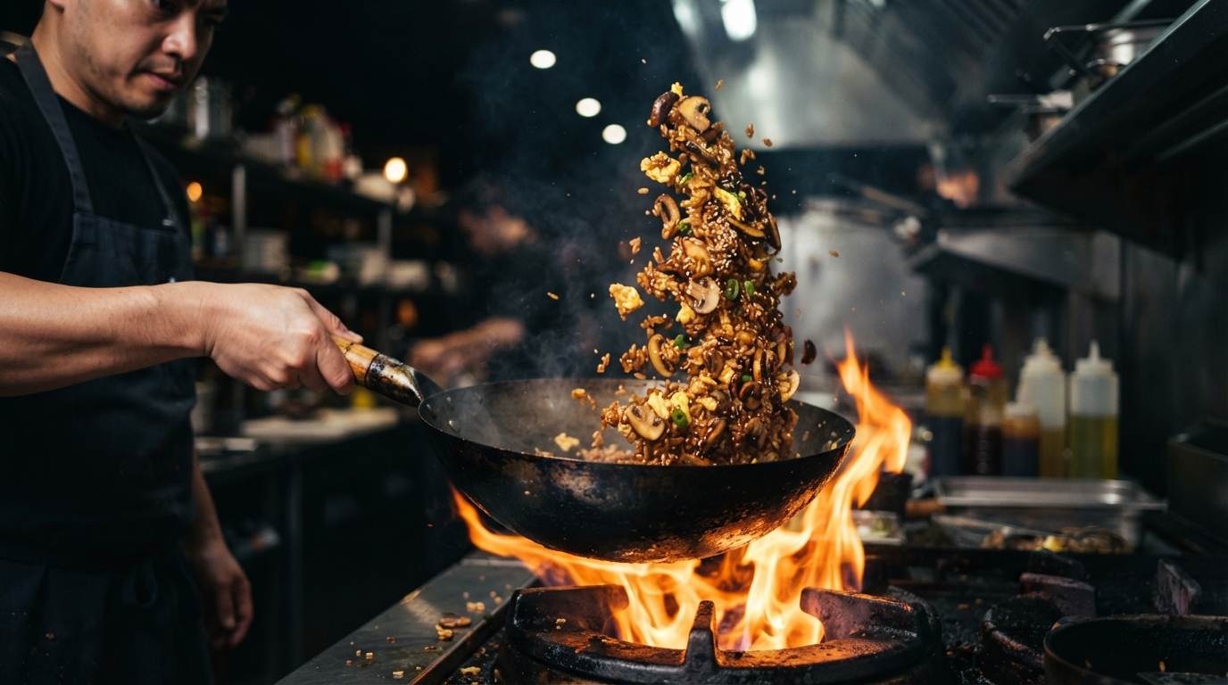 Mushroom Fried Rice