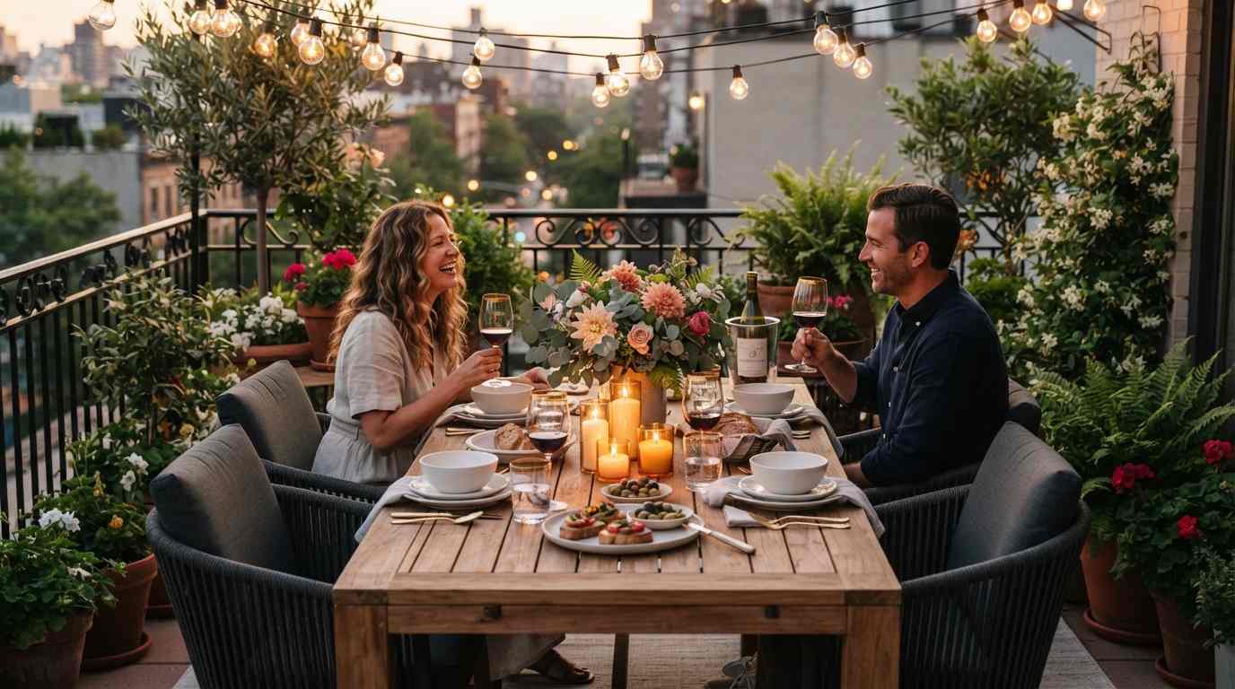 The Outdoor Dining Setup