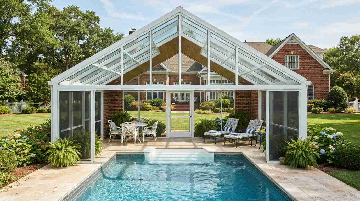  Gable-Style Pool Enclosure