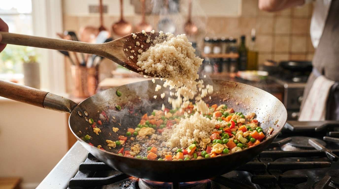 Add the Quinoa
