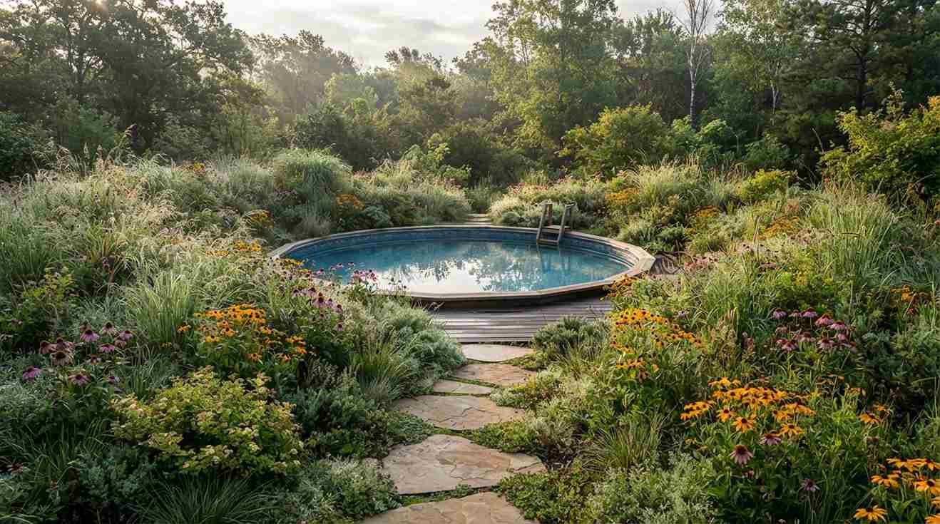  Landscaped Berm Pool