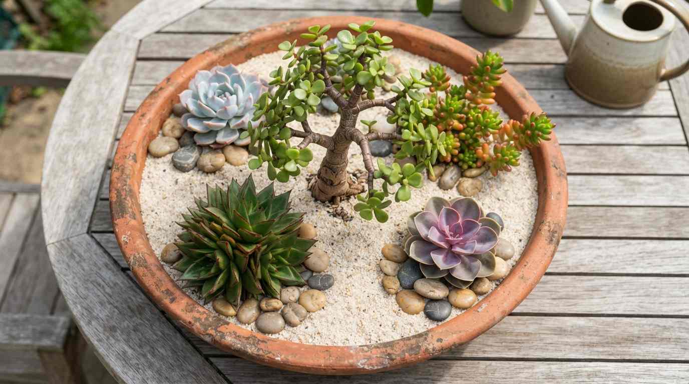 The Bonsai + Succulent Garden Mix