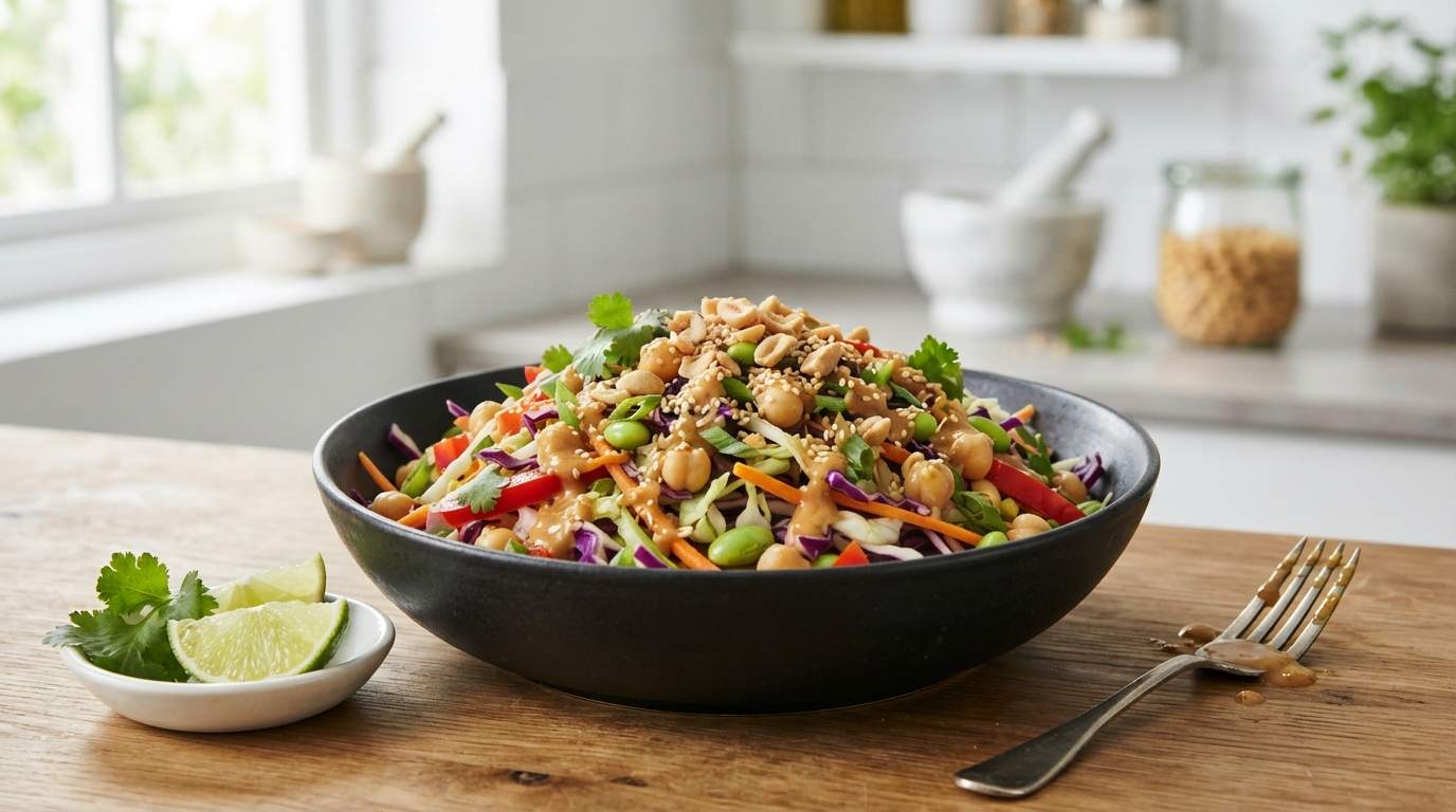 Crunchy Thai Chickpea Salad