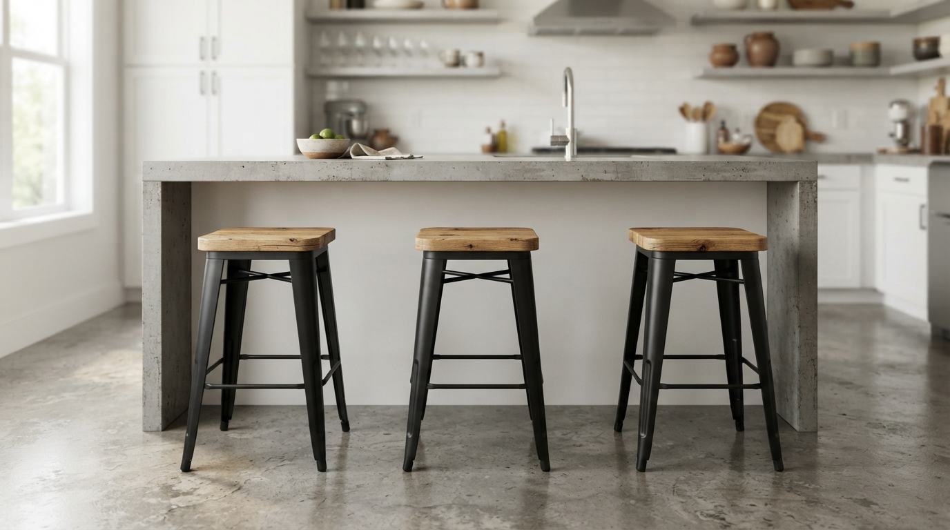 Industrial-Style Bar Stools