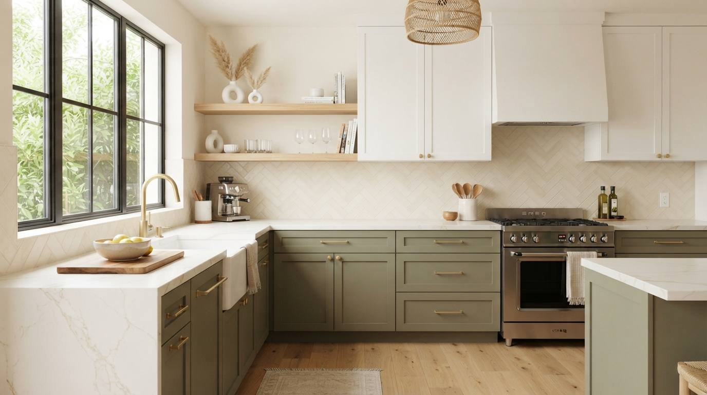 The Two-Tone Cabinet Kitchen
