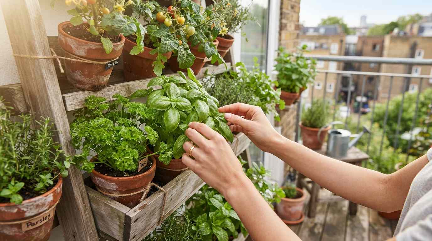 The Vertical Herb and Veggie Garden
