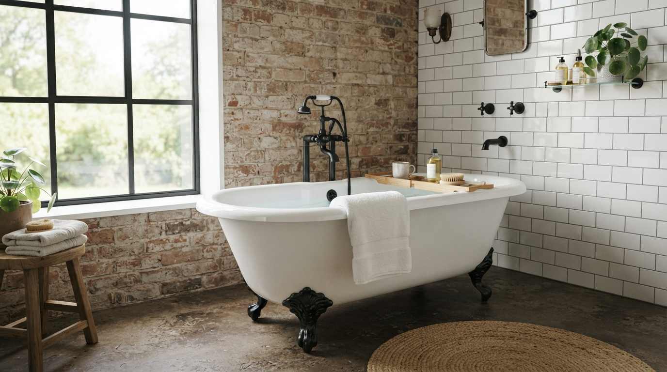  Concrete or Stone Accent Wall