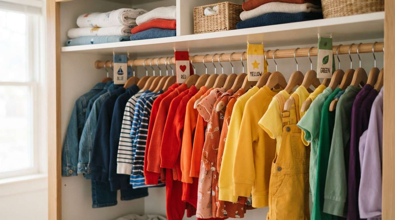 The Color-Coded Wardrobe System