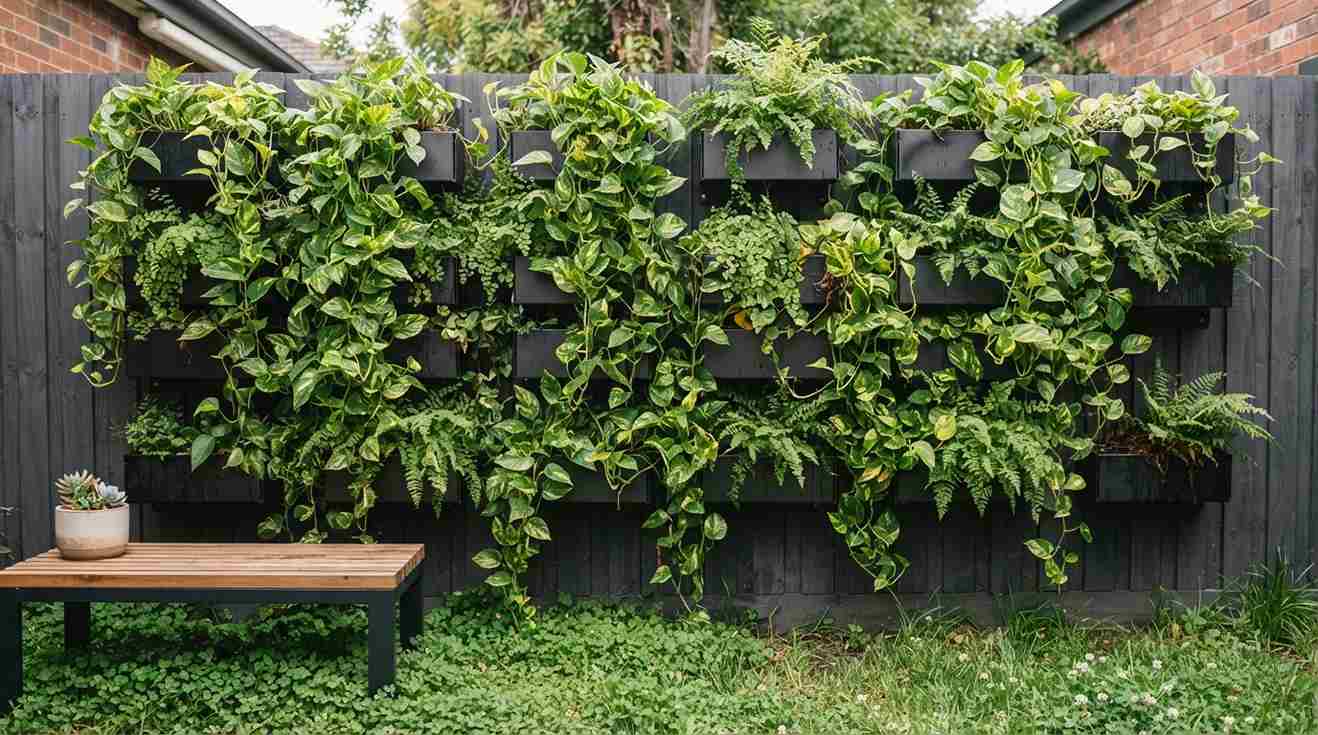 Vertical Garden on One Feature Wall