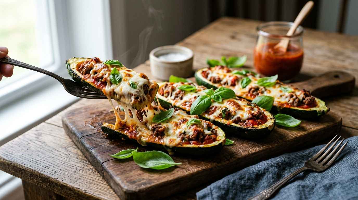 Stuffed Zucchini Boats