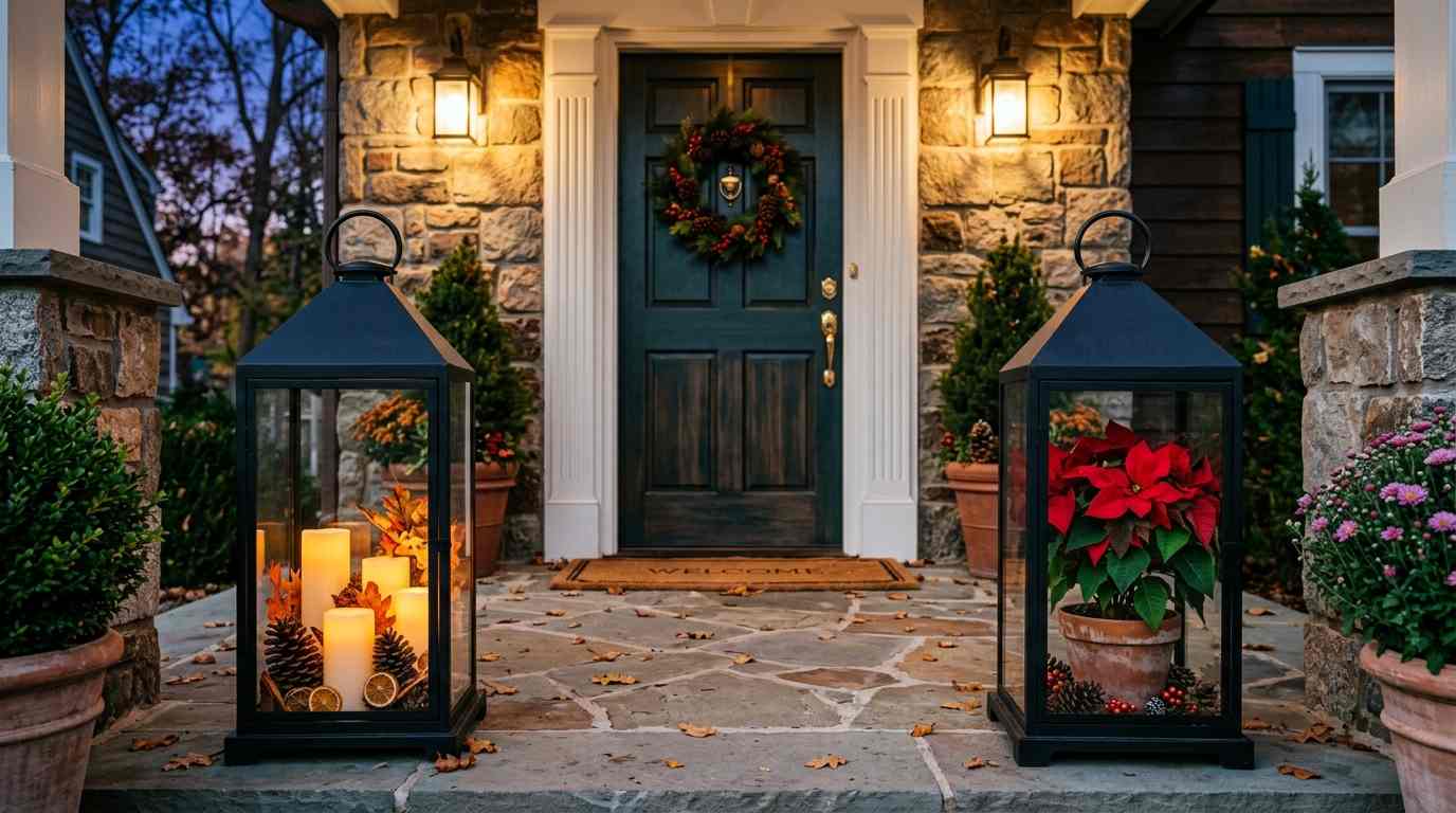 Lanterns with Candles or Greenery
