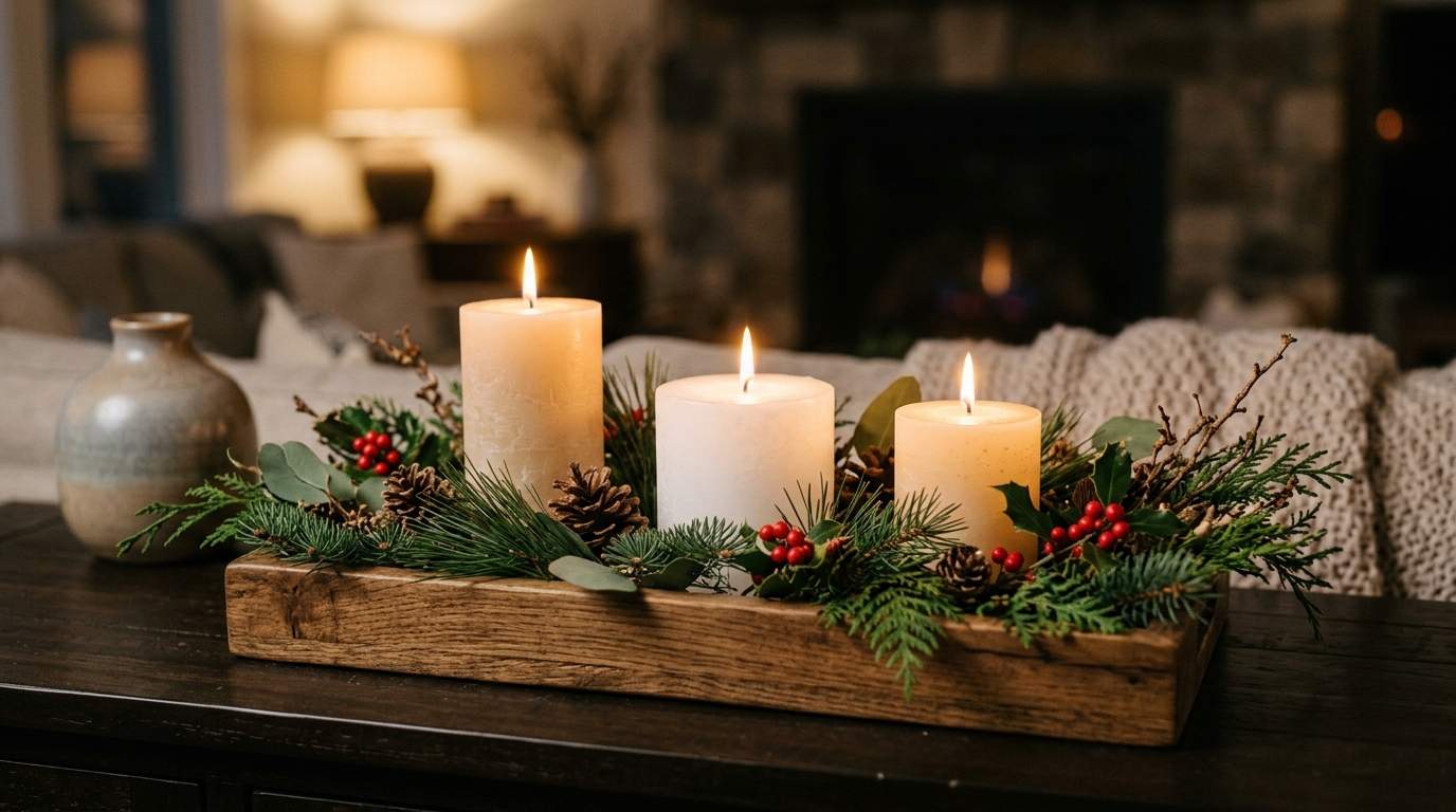 Candlelight Ambiance with Pillar Candles