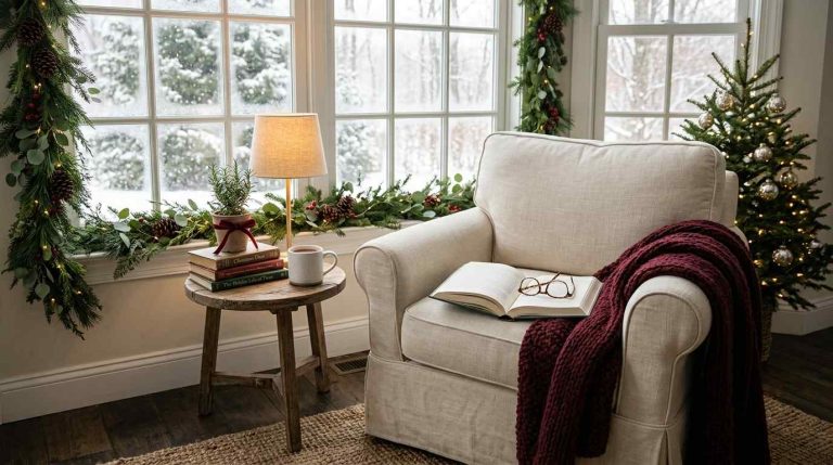 Christmas Reading Nook Ideas